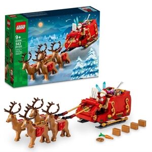 NWT Lego #40499 Santa's Sleigh and Reindeer